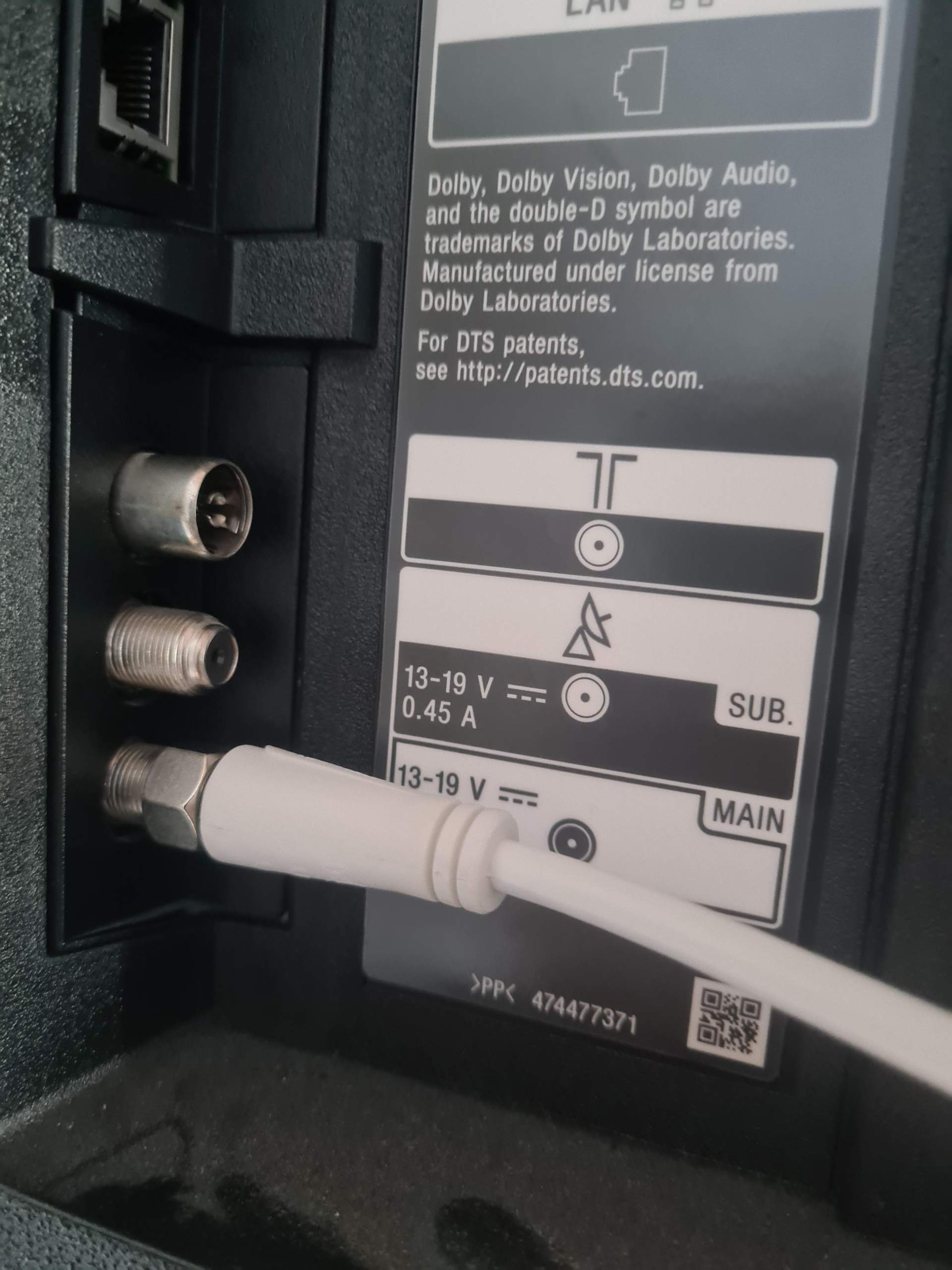 Fernseher TV/SAT Anschluss richtig? (Technik, Technologie)