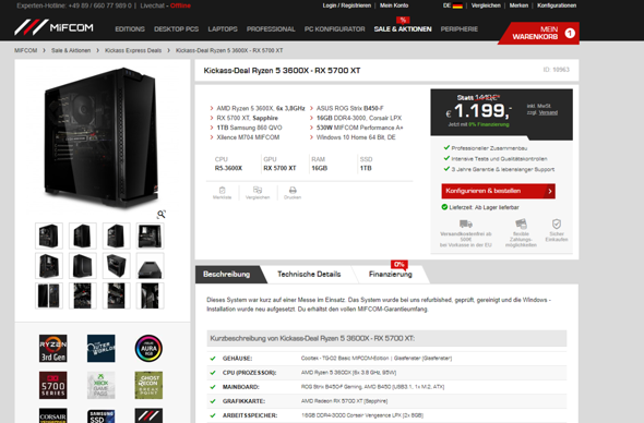 - (Computer, Spiele und Gaming, Gaming PC)