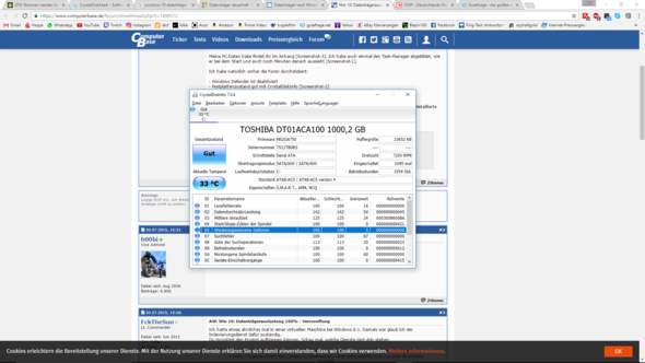CrystalDiskInfo 7.0.4 - (Computer, PC, Festplatte)