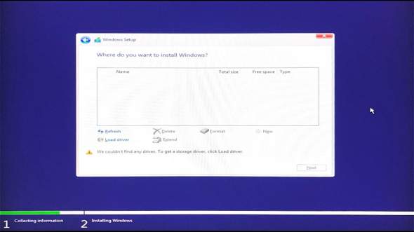 Festplatte wird bei Windows Installation nicht erkannt? (Windows 10