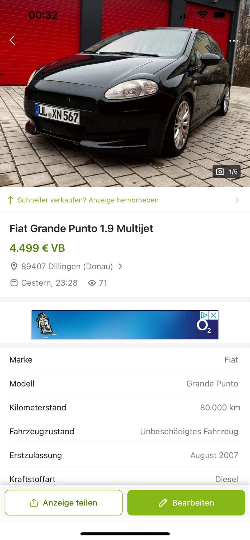 Fiat Grande Punto 1.9 Multijet? (Autokauf, Gebrauchtwagen)