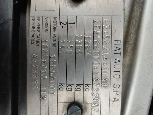 Fiat Punto 188 1,2 60 ps?