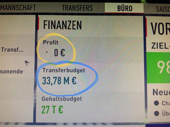 Fifa Karriere-Modus: Profit als Transferbudget?