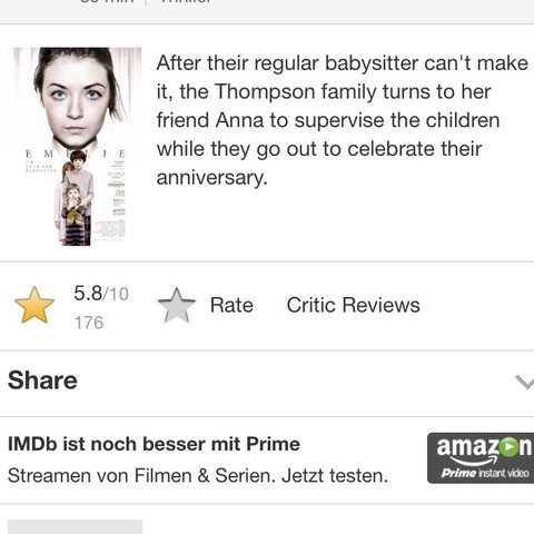 Hier das Cover - (Film, Emelie)