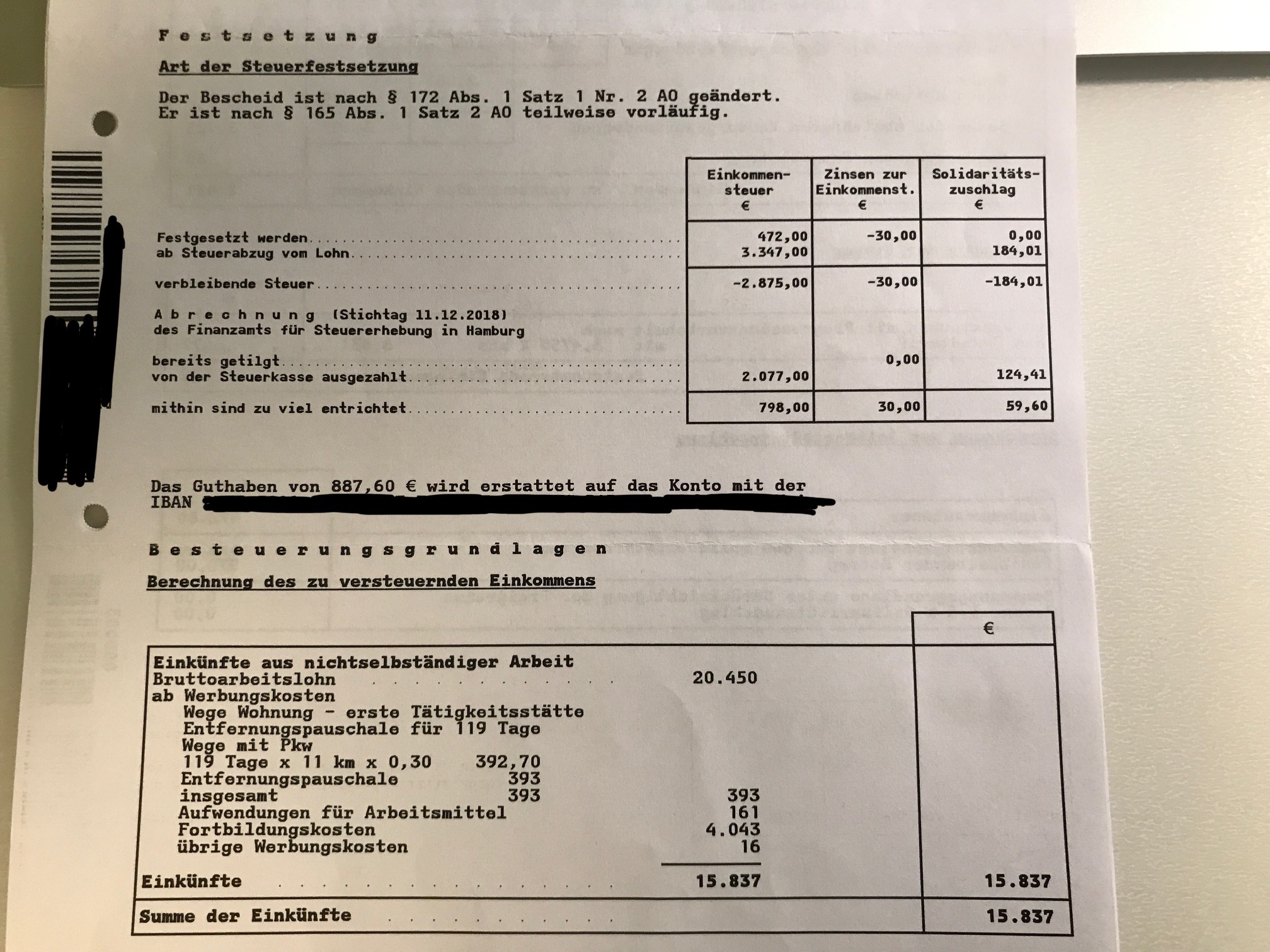 Finanzamt erhebt Steuern, obwohl Grundfreibetrag nicht überschritten