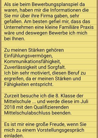 Findet Ihr Diese Bewerbung Als Zahnmedizinische Fachangestellte Akzeptabel Bitte Um Tipps Oder Verbesserungsvorschlage Schule Ausbildung Und Studium Ausbildung Vorstellungsgespräch Zahnmedizinische Fachangestellte