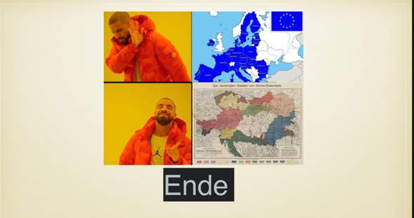 Findet ihr das Ende meiner Präsentation ist gut? (Schule, Lernen, Prüfung)