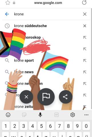 Findet ihr das okay von Google oder schon zu penetrant (LGBTQIA+)?