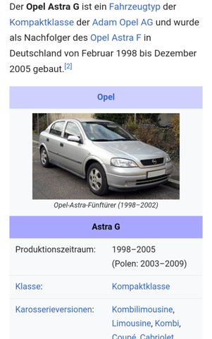 Findet ihr den Opel Astra G hässlich?