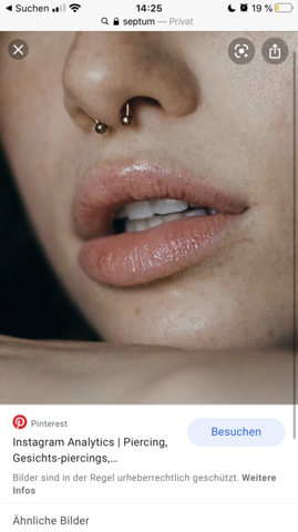 Findet Ihr Ein Septum Mit 15 Zu Fruh Piercing Nasenpiercing Piercingstudio