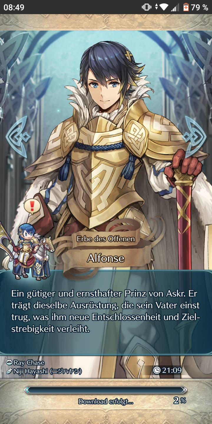 Fire Emblem Heroes zwei Mal Alfonse? (Nintendo, Videospiele, doppelt)