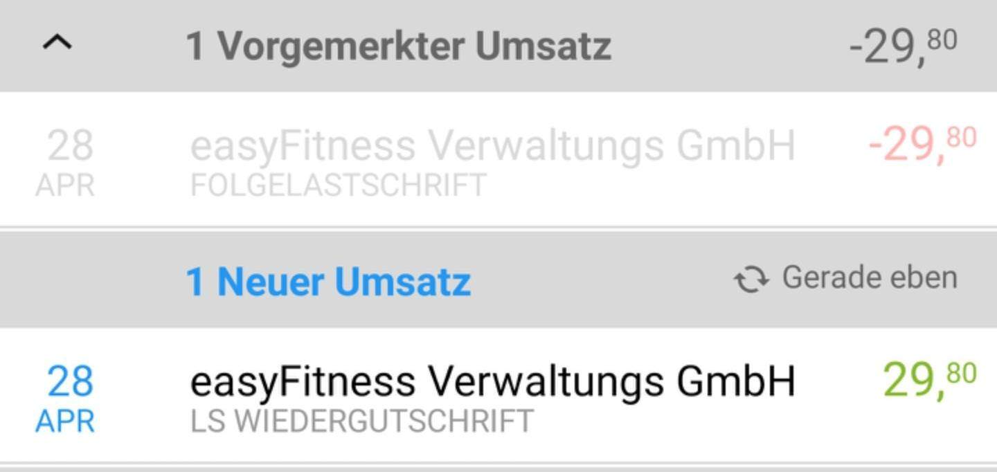 Fitnessstudio bucht ohne Erlaubnis ab? (Recht, Geld, Finanzen)
