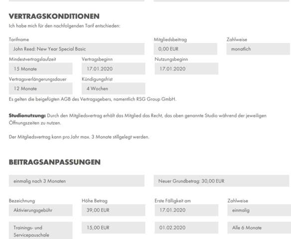 Fitnessstudio Vertrag bezahlen??