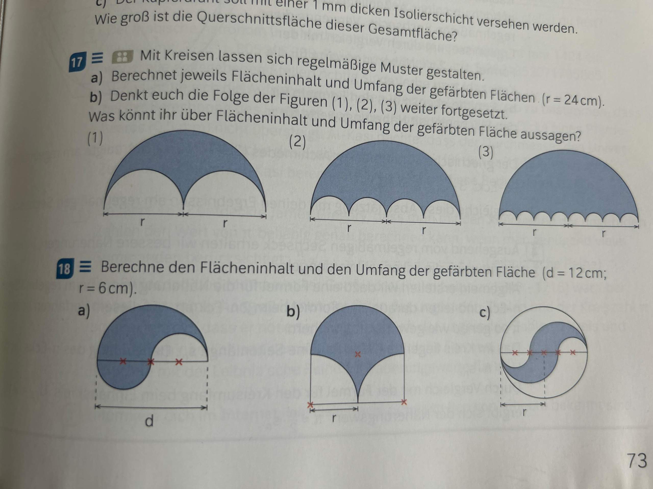 Flächeninhalt eines Kreises? (rechnen, Formel, Rechenweg)