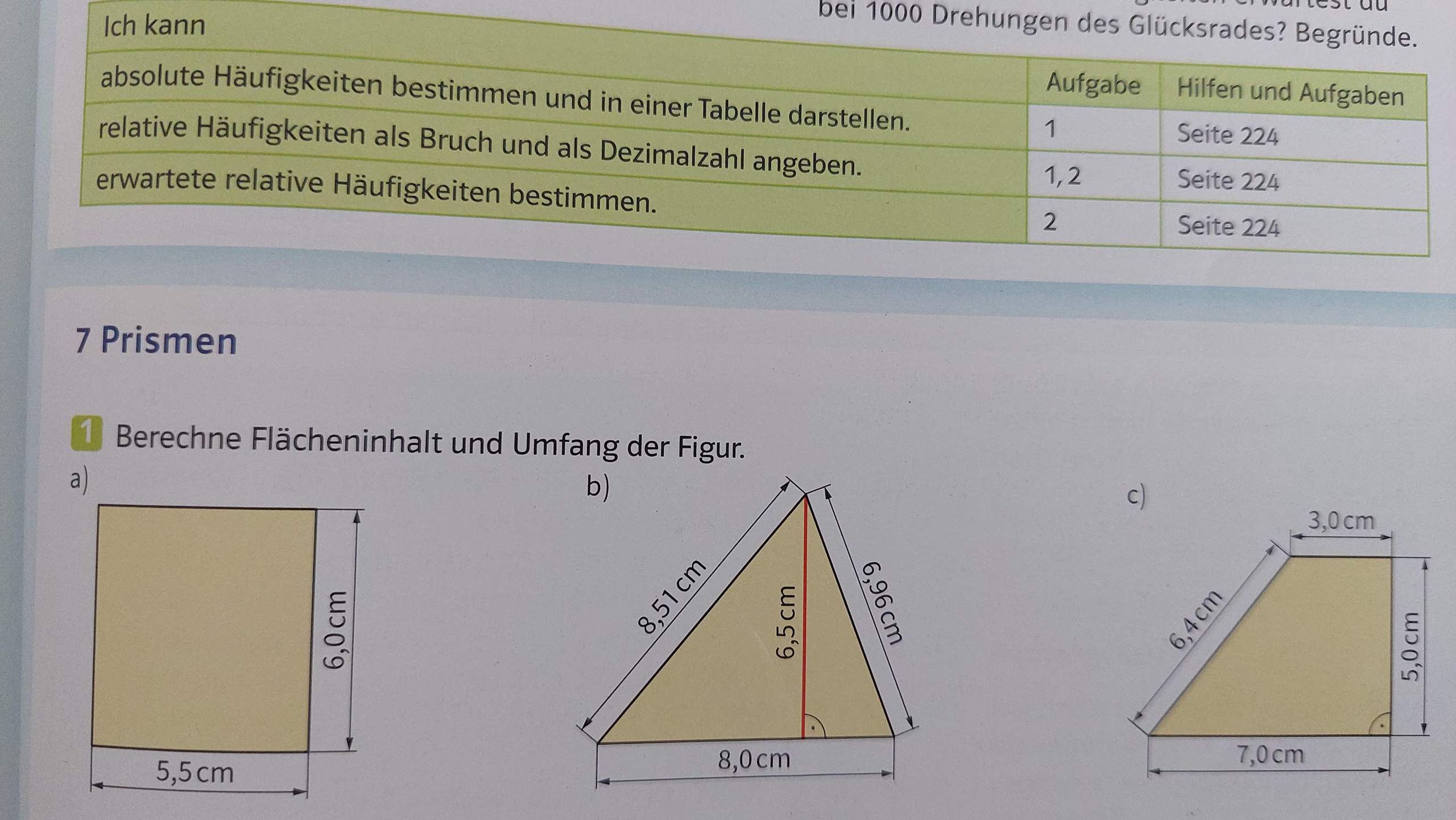 Flächeninhalt und Umfang einer Figur? (Geometrie)