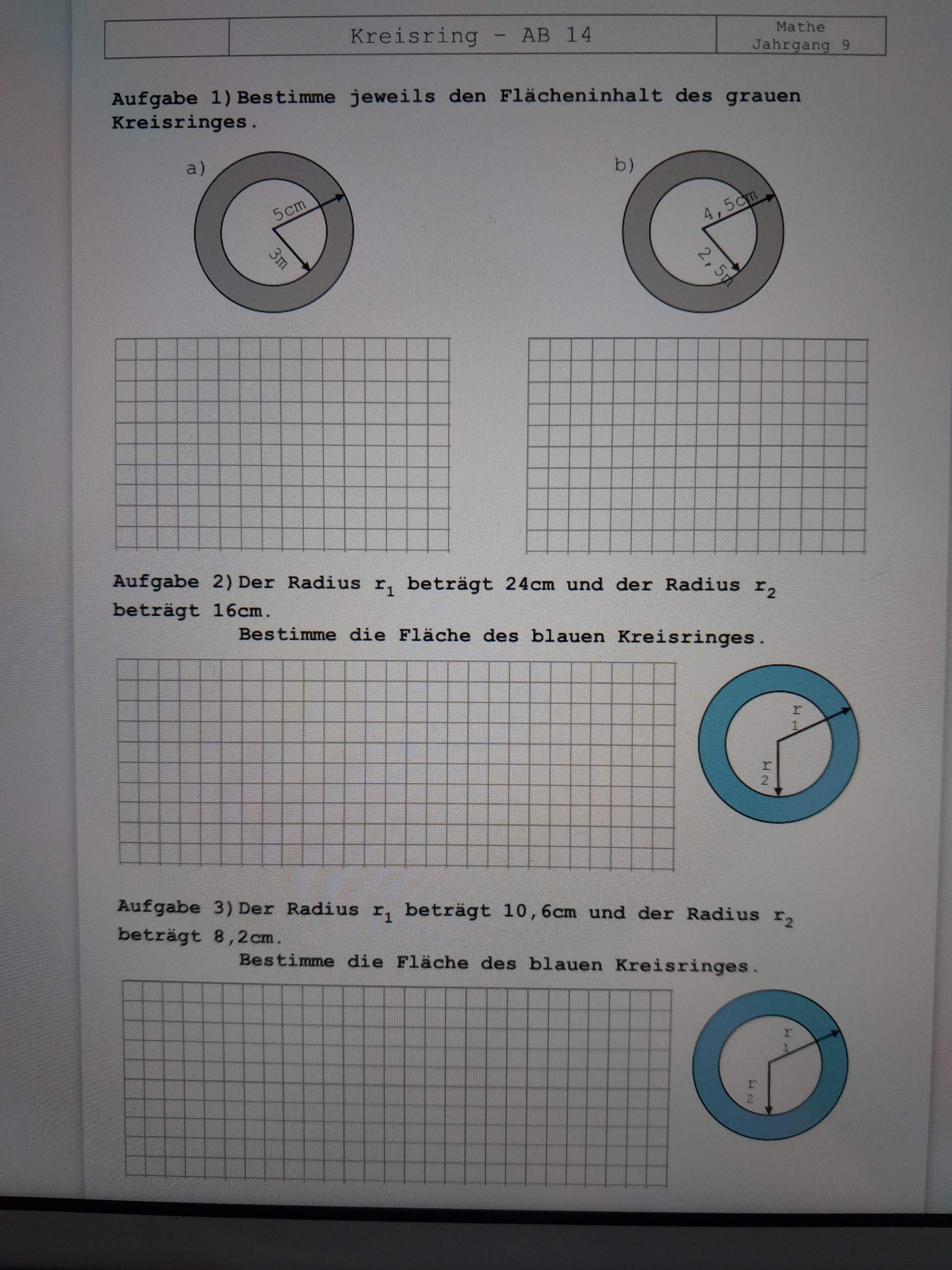 Flächeninhalt vom kreis berechnen wie? (Mathematik, rechnen, Formel)