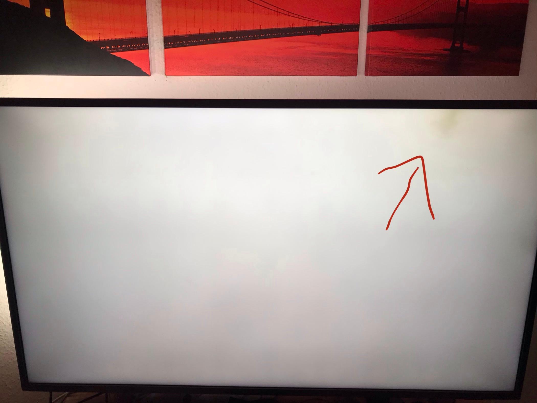 Fleck auf Philips LEDTV 50PUS7303/12? Technik, Technologie)