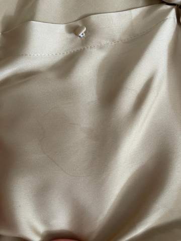 Fleck in Seidenhemd, in 2 Stunden Vorstellungsgespräch? (Flecken, Hemd