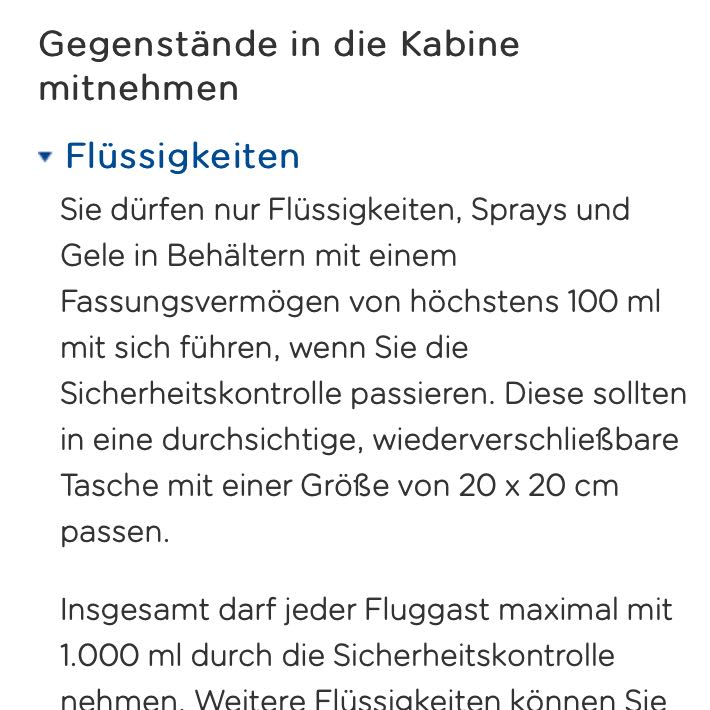 Flug Mit Easyjet Wie Flussigkeiten Transportieren Urlaub Reise Reisen Und Urlaub