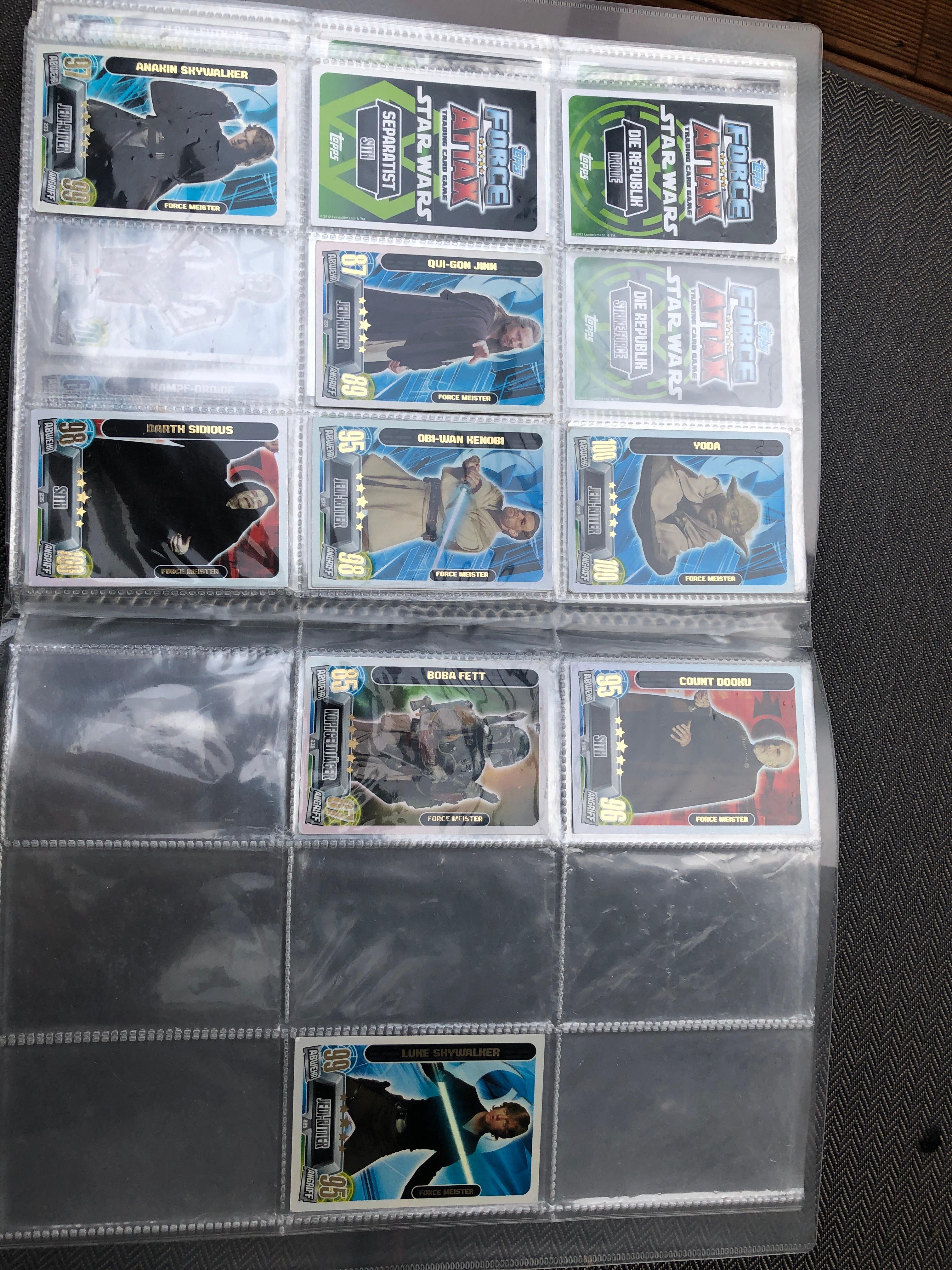 Force Attax Star Wars Karten Wert