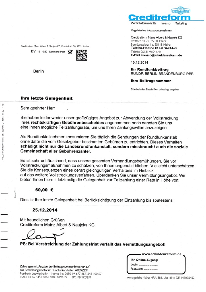 Rundfunkgebühren Rundfunkgebühren