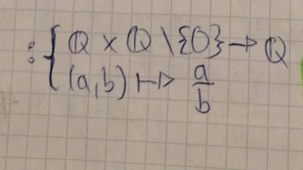 Formale Definition von Abbildungen? Mathematik, lineare Algebra)