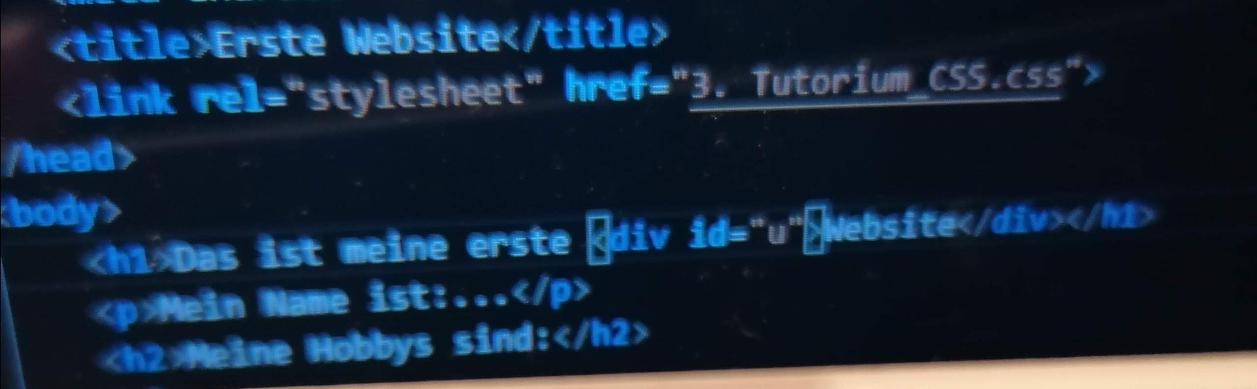 Formatierung bei Visual Studio Code? (formatierungsproblem)
