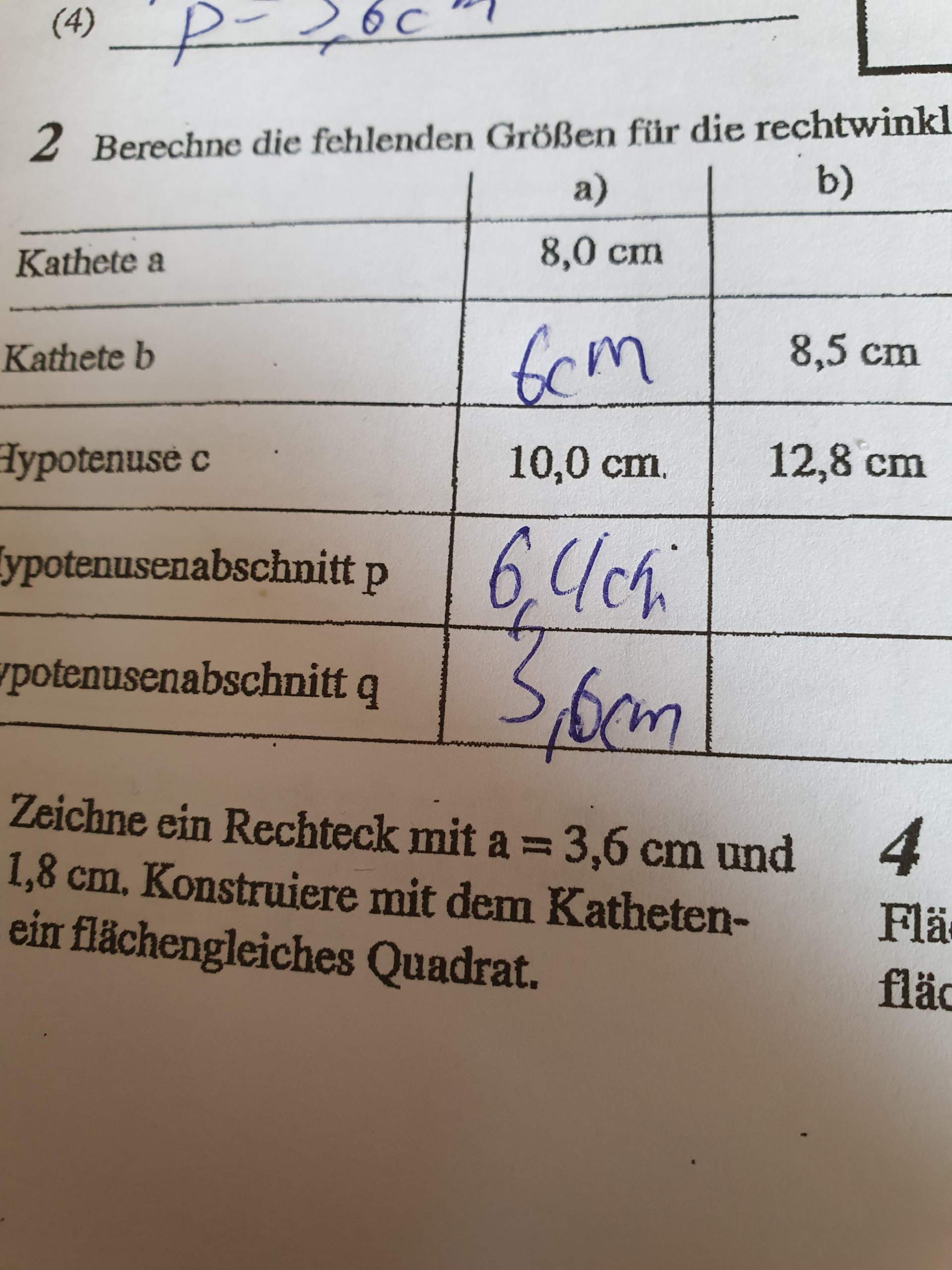 Formel Für B Und C? (Schule, Mathematik)