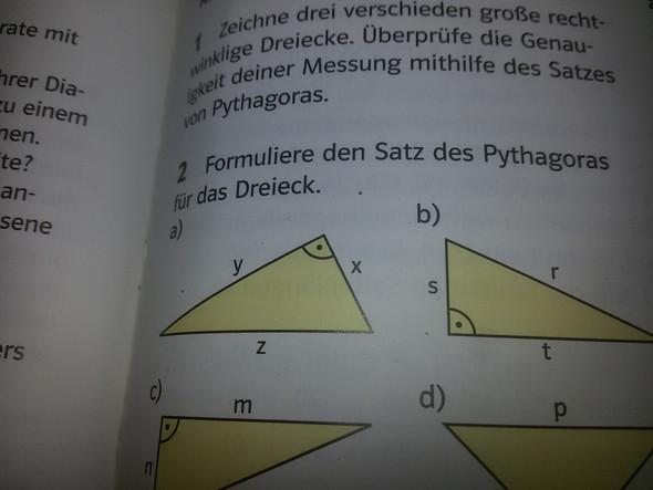 Satz des Pythagoras  - (Mathematik, Wissen, Aufgabe)