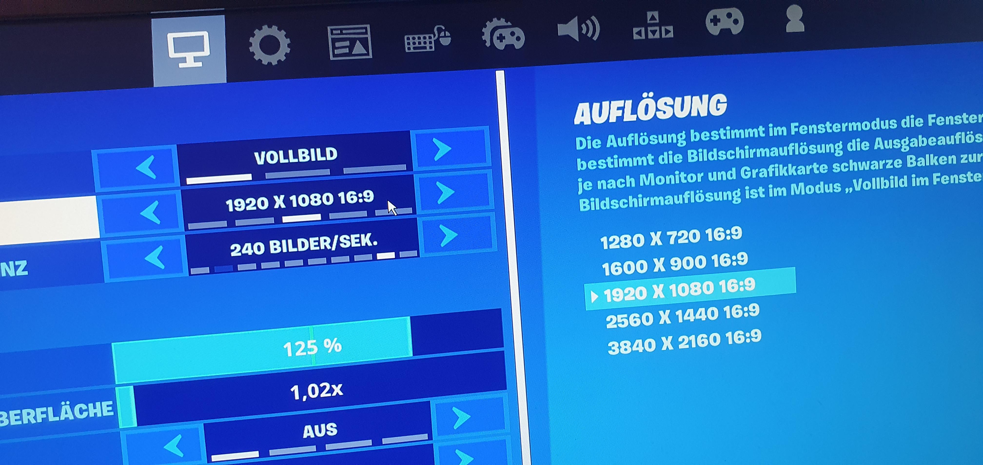 Fortnite Auflösung? (Computer, PC, Technik)