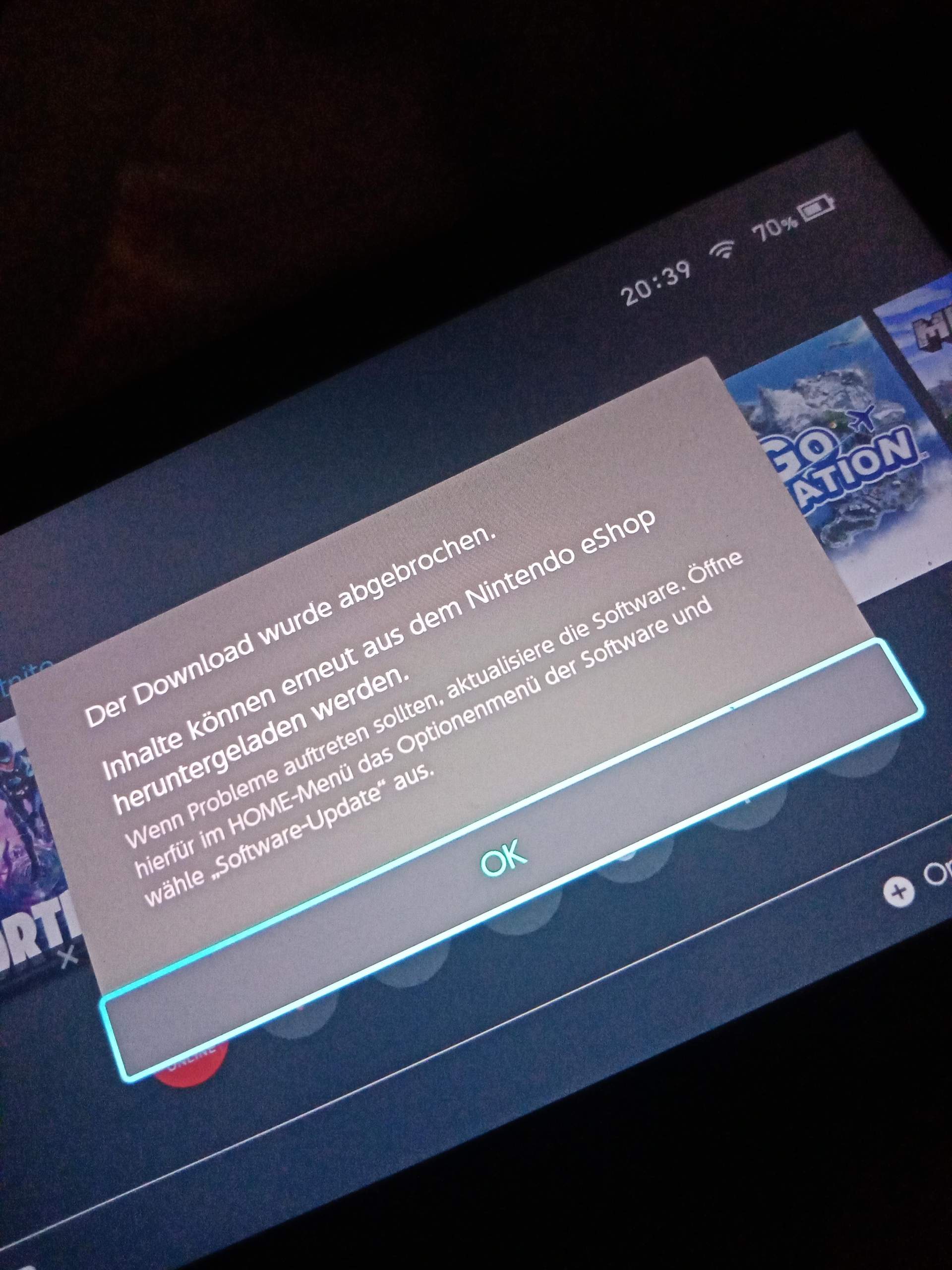 Fortnite kann nicht installiert werden? (Nintendo Switch, Speicherplatz