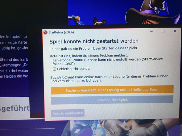 Fortnite Kannn Nicht Gestartet Werden Computer - computer fortnite nicht gestartet