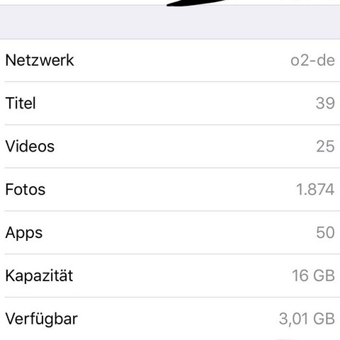 Mein Speicher
 - (Apple, iPhone, App)