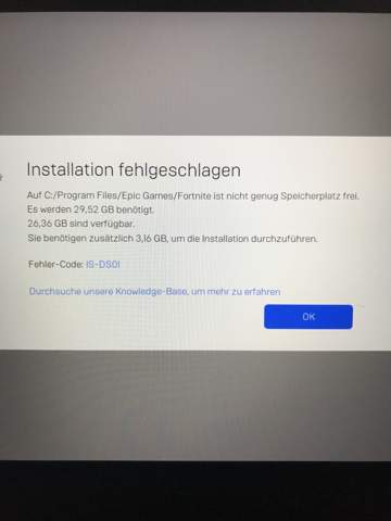fortnite zu wenig speicherplatz - computer spiele und gaming fortnite pc  computer spiele und gaming fortnite pc - fortnite zu wenig speicherplatz