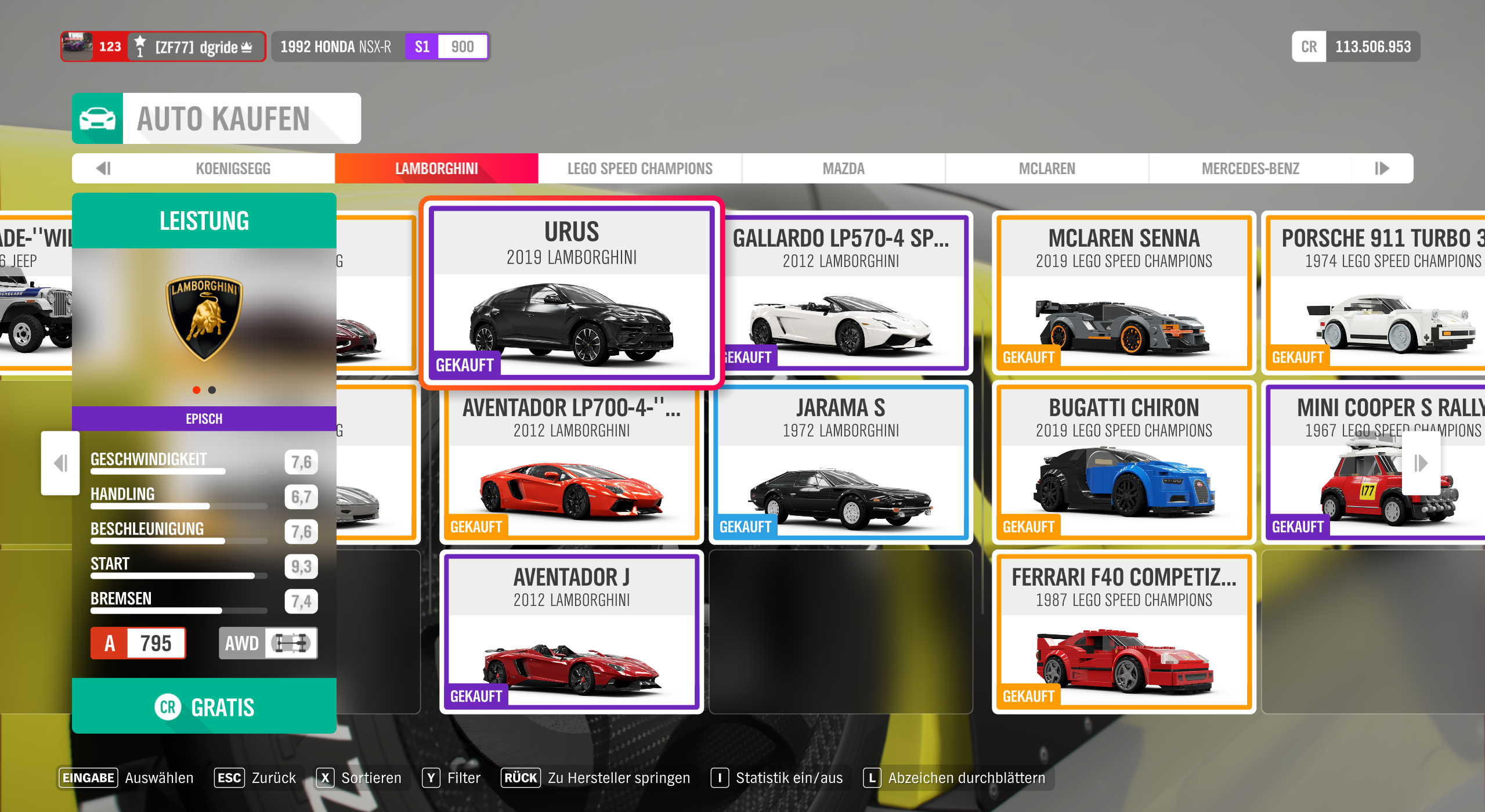 Wie kann man in "Forza Horizon 4" Autos aus Autopaketen nutzen