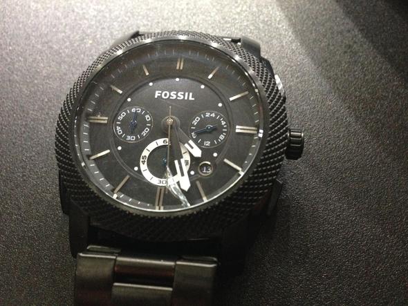 Uhr - (Uhr, Armbanduhr, Fossil)
