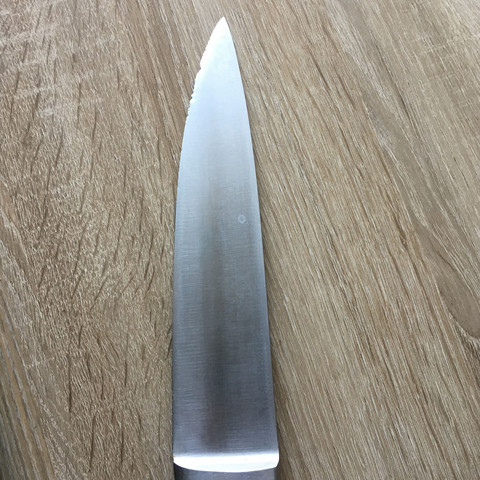 So sieht das Messer jetzt aus - (Haushalt, kochen, Küche)