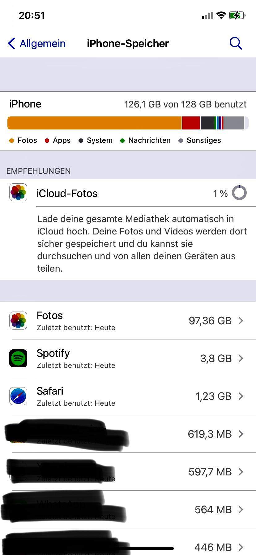 Fotos synchronisieren nicht in iCloud? (Computer, Handy, Apple)