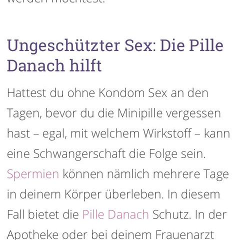 pille ohne kondom