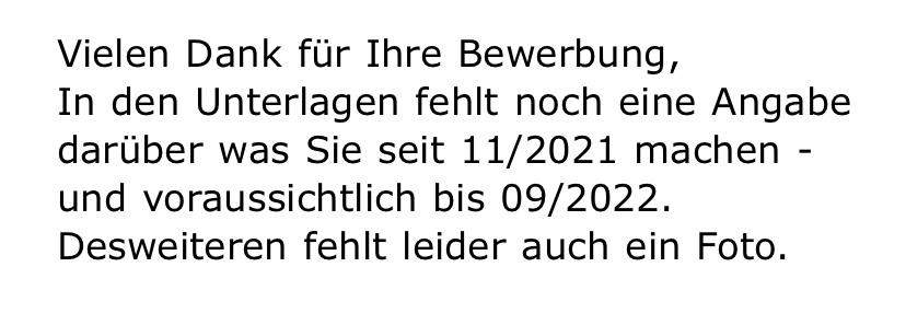 Frage zu Bewerbung? (Ausbildung)