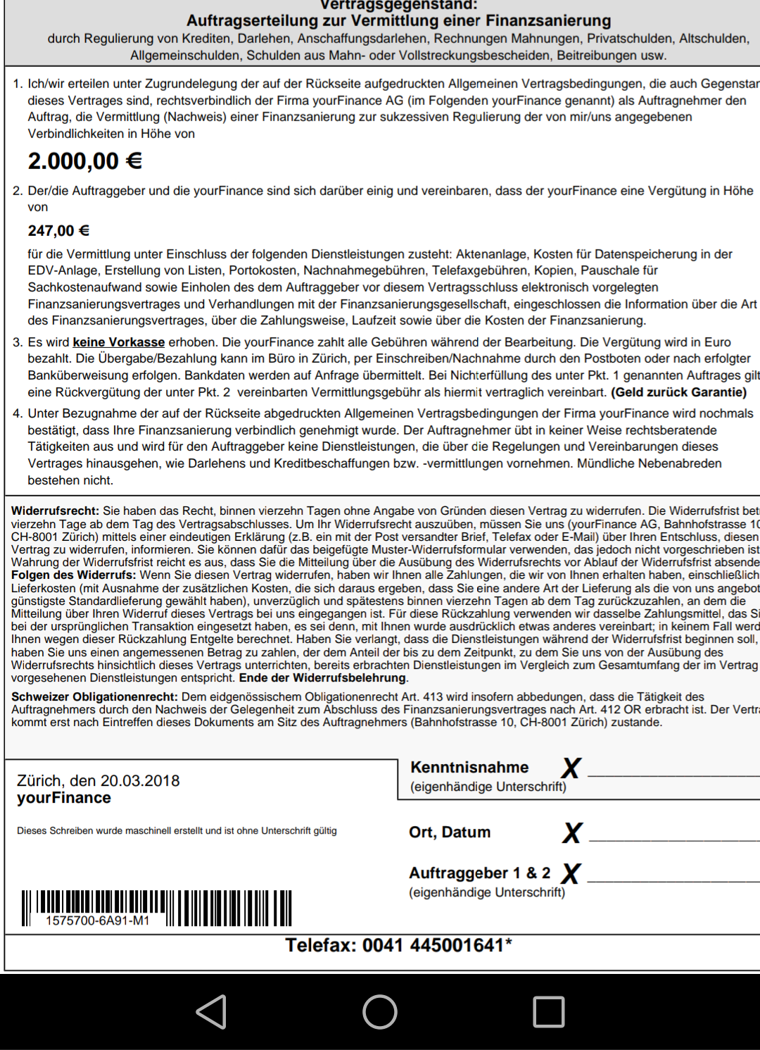 Frage zu diesem Kreditangebot? Geld, online)