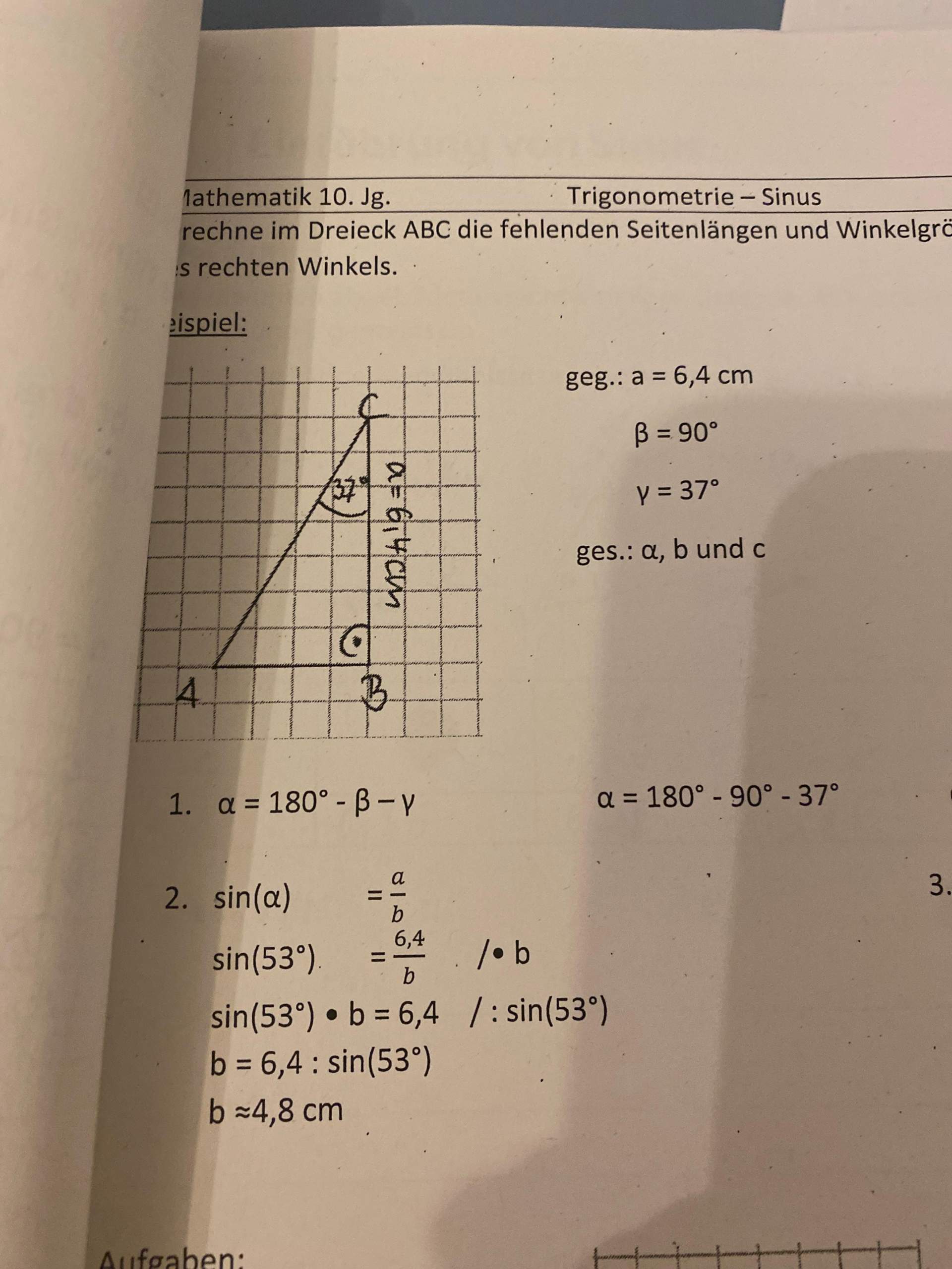 Frage Zum Mathe Thema Trigonometrie? (Mathematik)