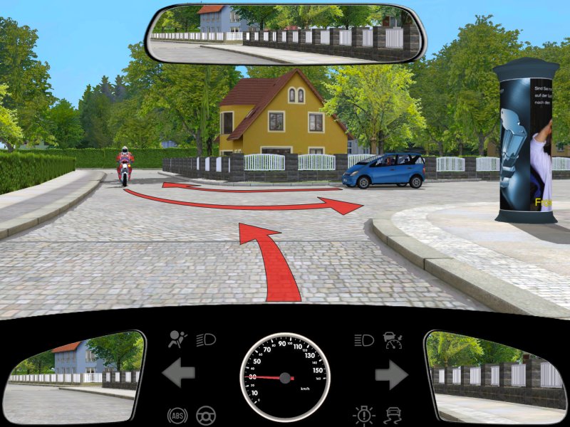 Frage zur diesem Bild (Fahrschule-Theorie)? (Auto, StVO, rechts vor links)