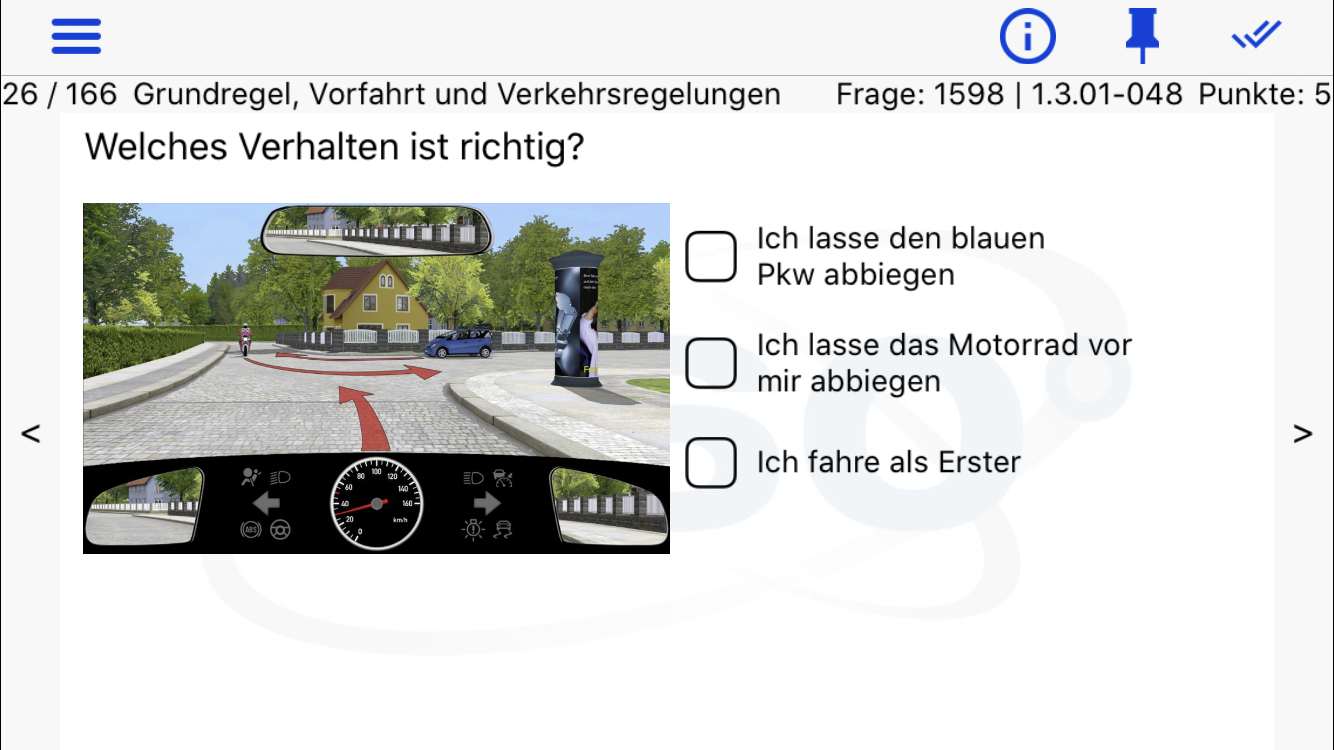 Fahrschule Frage 1250