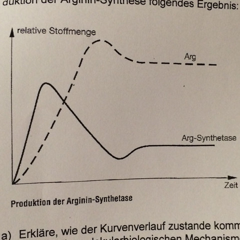 Hier der Graph: - (Biologie, Bio, genregulation)