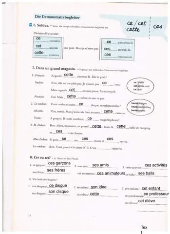 Franzosisch Arbeitsblatt Korrektur Fremdsprache Franzosische Grammatik