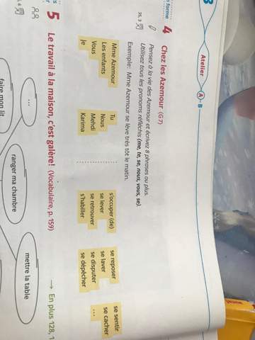 Franzosisch Aufgabe Hilffeeeeee Reflexionspronomen Me Te Se Nous Vous Se Schule Sprache Fremdsprache