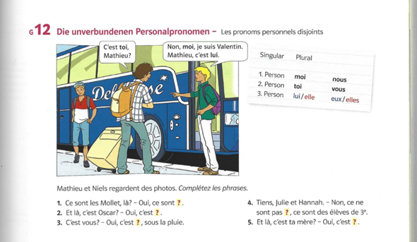 Franzosisch Aufgabe Losen Kann Mir Jemand Die Antworten Geben Schule Grammatik