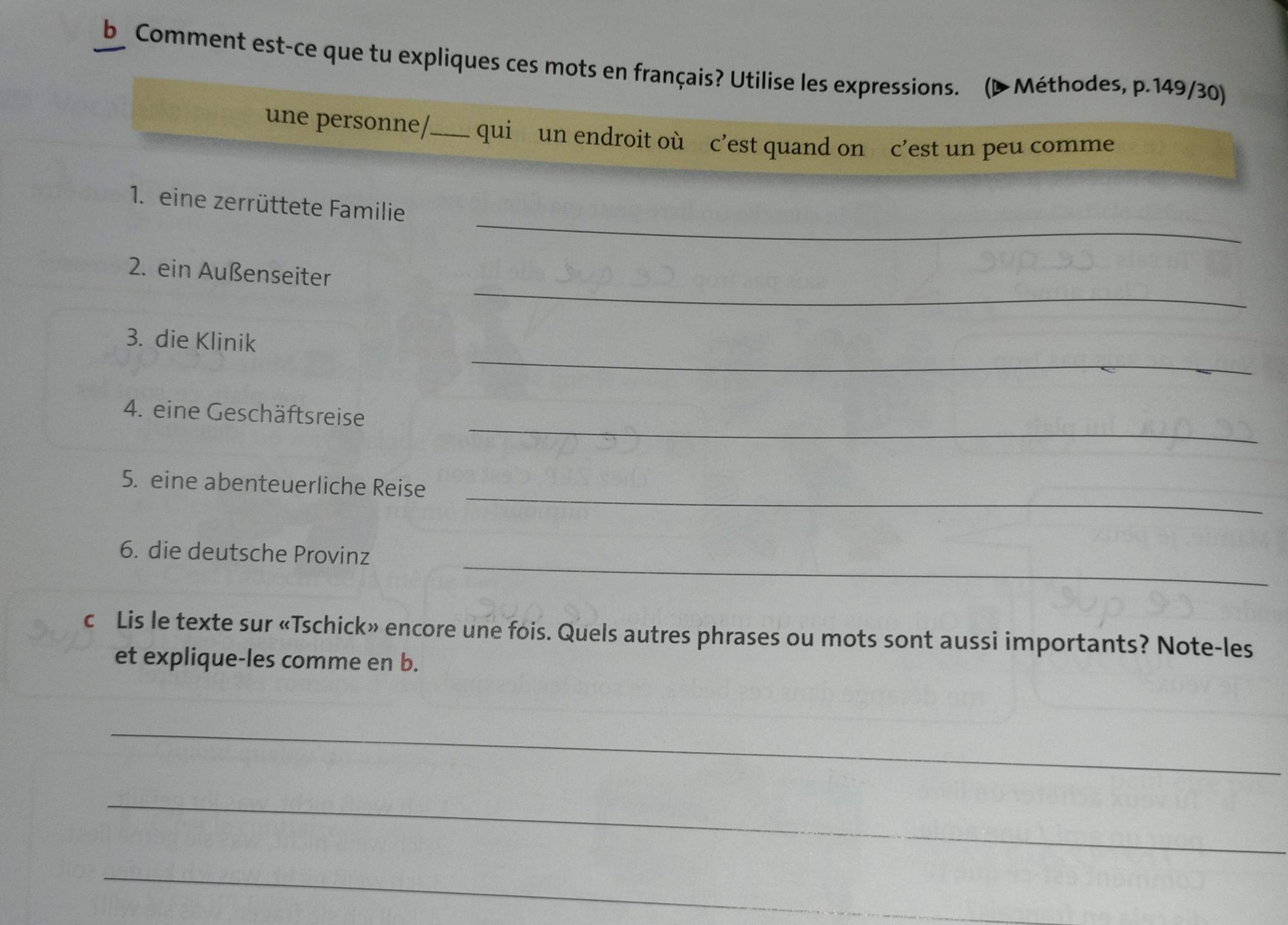Klassenarbeit Französisch Klasse 8 Gymnasium Decouvertes 3 www.gutefrage.net