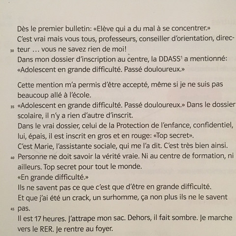 3. Test (gehört zu Text 2) - (Schule, Französisch, Text)